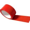 red packaging tape